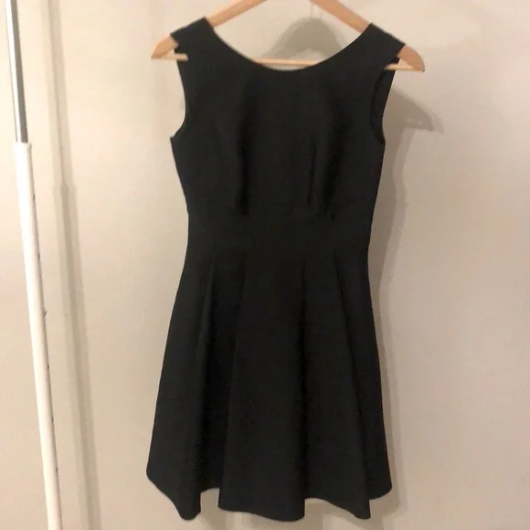 black backless bow dress Lisa Mini Dress ~ Black Luxe Satin – Show Me Your Mumu main image 0